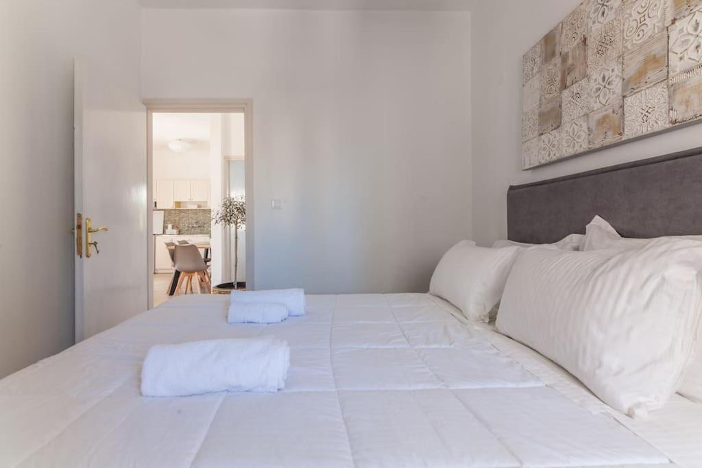 Geo'S Lovely Two Bedroom Island Apartment Gouves Exterior foto